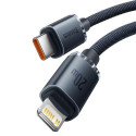 Baseus Type-C - Lightning cable, Crystal Shine Series Fast Charging Data Cable 20W 2m Black (CAJY000 Baseus Type-C - Lightning cable, Crystal Shine Series Fast Charging Data Cable 20W 2m Black (CAJY000