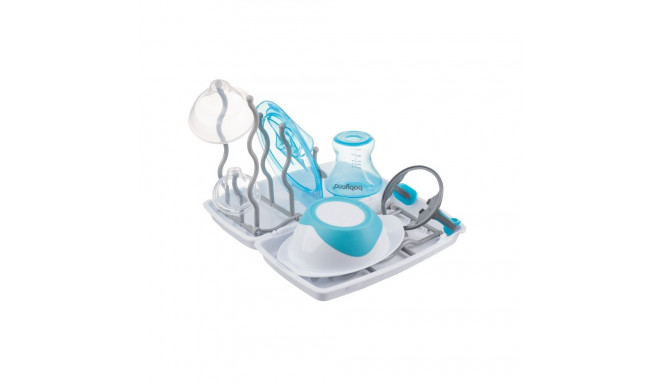 Universal bottle and teat drying rack