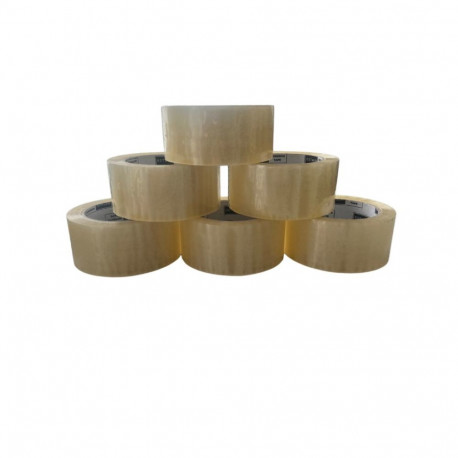 BSTech vaikne eemaldatav liimiteip akrüül läbipaistev 48x66 6 tk