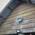 V-TAC 40W Black IP65 Solar LED Projector, Remote Control, Timer VT-200W 4000K 3100lm