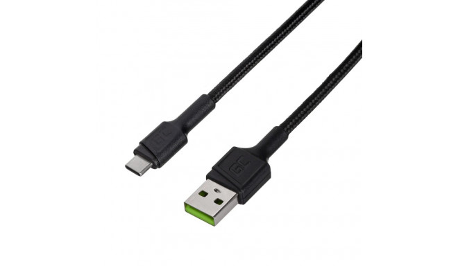 Green Cell KABGC25 USB cable 0.3 m USB A USB C Black