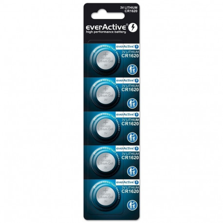 Lithium battery mini everActive CR1620 5 pcs.