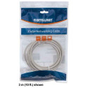 Intellinet võrgukaabel, Cat6, 1m, hall, CCA, U/UTP, PVC, RJ45, kullatud kontaktid, takerdumisvastane