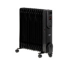 Elektriline õliradiaator kaugjuhtimispuldiga CAMRY CR 7814, 13 ribiga, 2500 W, must