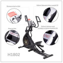 HMS Fitness H1802 Electromagnetic cross trainer Black