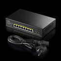 Cudy GS1008PS2 võrgulüliti Haldamata Gigabit Ethernet (10/100/1000) Toite üle Etherneti (PoE) Must