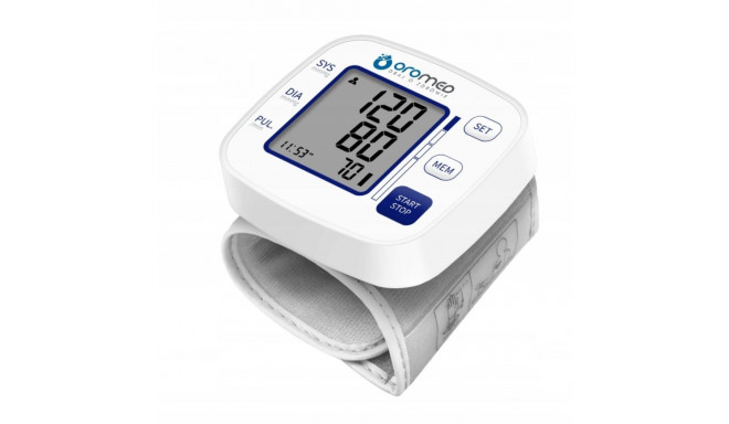 Oromed ORO-BP Smart Compact Wrist Blood Pressure Monitor