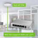 Zyxel GS1005HP haldamata gigabitine Ethernet (10/100/1000) toite üle Etherneti (PoE) hõbedane