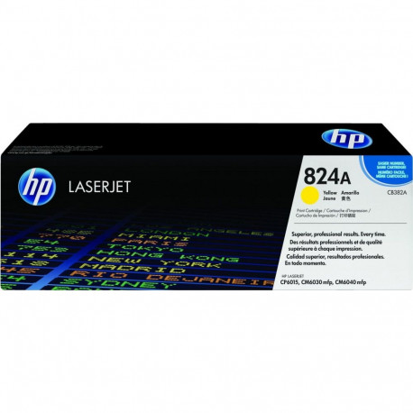 HP 824A kollane originaal LaserJet toonerikassett
