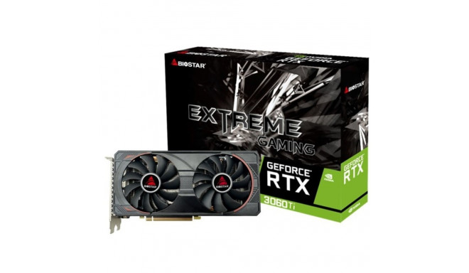 BIOSTAR GeForce RTX 3060 Ti 8GB Graafikakaart (N3606TM82)