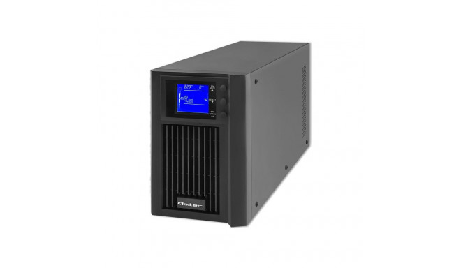 Qoltec 53981 UPS on-line puhas siinuslaine 2kVA 1.6kW LCD USB