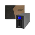 Qoltec 53981 UPS | On-line | Puhta Siinuse Laine | 2kVA | 1.6kW | LCD Ekraan | USB