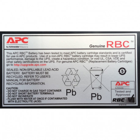 APC Battery Replacement Cartridge RBC6 (OEM)
