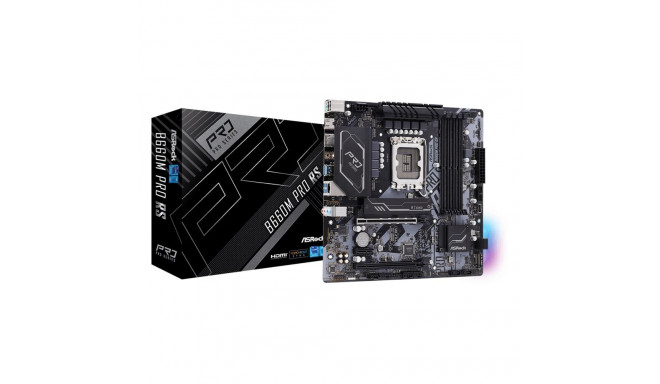 Asrock B660M Pro RS Intel B660 LGA 1700 micro ATX