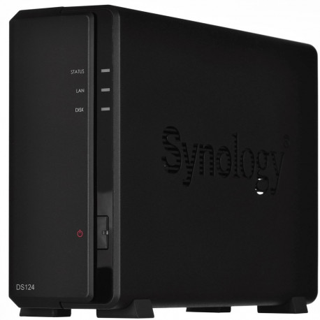Synology DiskStation DS124 NAS/storage server Desktop Ethernet LAN Black RTD1619B