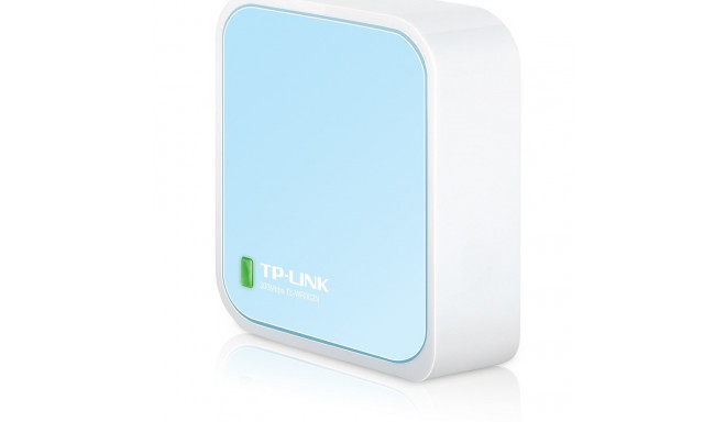 TP-Link TL-WR802N juhtmevaba ruuter Fast Ethernet ühe sagedusalaga (2,4 GHz) sinine, valge