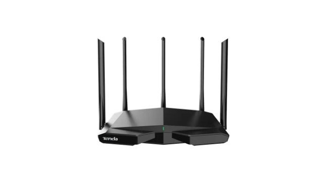 Tenda TX27 PRO juhtmevaba ruuter Gigabit Ethernet Kolme sagedusalaga (2.4 GHz / 5 GHz / 6 GHz) Must