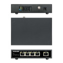 Intellinet 5-pordiline Gigabit Ethernet PoE+ lüliti, neli PSE PoE porti, IEEE 802.3at/af (PoE+/PoE) 