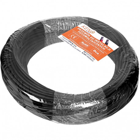 Keno Energy päikesekaabel 4 mm² must, 50m