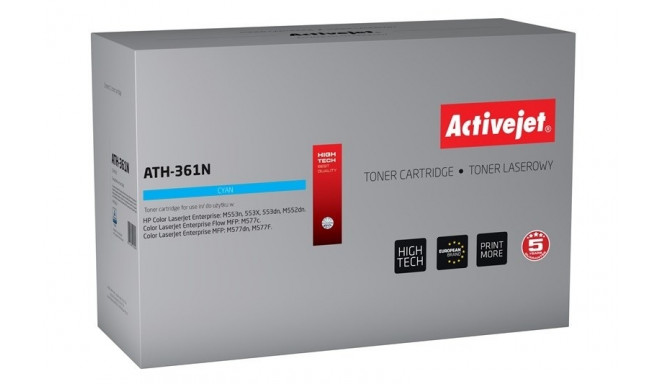 Activejet ATH-361N tooner (asendus HP 508A HP508A CF361A; Supreme; 5000 lehte; tsüaan)