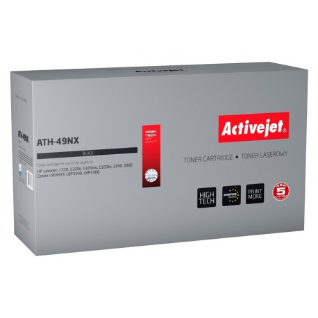 Activejet ATH-49NX tooner (asendus HP 49X Q5949X, Canon CRG-708H; Supreme; 6000 lehekülge; must)