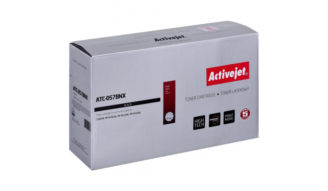 Activejet ATC-057BNX tooneri kassett (asendus Canon CRG-057HBK; CRG-057H; Supreme; 10000 lehte; must