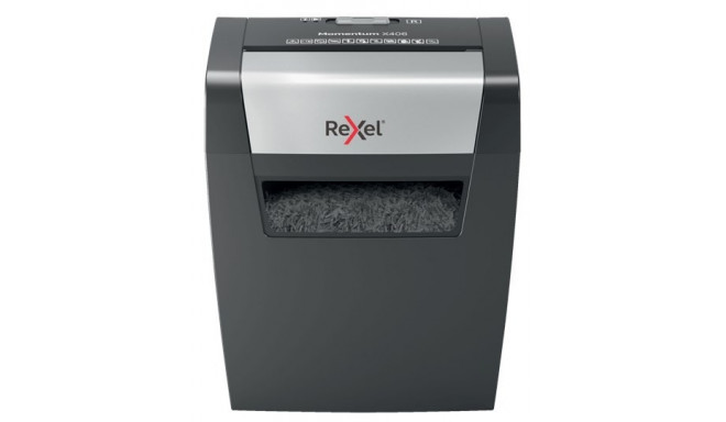 Rexel Momentum X406 paper shredder Particle-cut shredding Blue, Grey