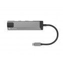 NATEC MULTIPORT FOWLER GO USB-C -> HUB USB, HDMI