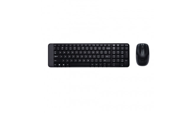 Logitech G MK220 klaviatuur RF juhtmevaba QWERTY US International must