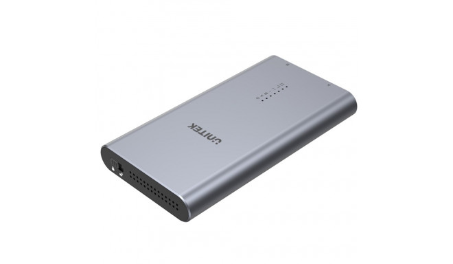 UNITEK S1206A SolidForce USB-C–PCIe/NVMe M.2 SSD 10Gbps kahepesaline korpus võrguvälise kloonimisega