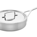 DEMEYERE 5-PLUS kahe käepidemega ja kaanega sautépann, 40850-853-0 - 24 CM