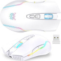 Onikuma Hiir Juhtmevaba Hiir CW905 RGB Valge
