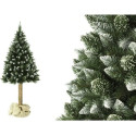 Lean Sport Artificial Christmas Tree Pine on a Trunk Green