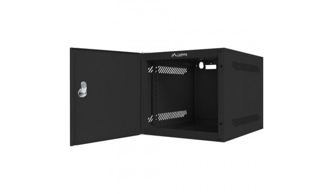 Lanberg riputatav seinakapp 10" 4U 280X310 must metalluks