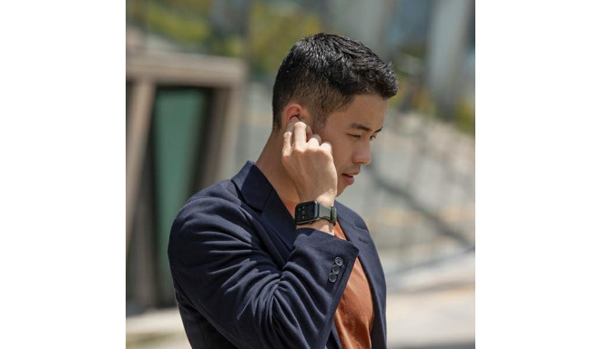 UNIQ Linus Strap Apple Watch Series 1-8/SE/SE2/Ultra 42/44/45/49mm Airosoft Silicone black
