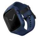 UNIQ Monos 2in1 Apple Watch Strap + Case Series 4/5/6/7/8/9/SE/SE2 44/45mm. blue/marine blue