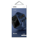 UNIQ Monos 2in1 Apple Watch Strap + Case Series 4/5/6/7/8/9/SE/SE2 44/45mm. blue/marine blue