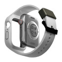 UNIQ Monos 2in1 Apple Watch Strap + Case Series 4/5/6/7/8/9/SE/SE2 44/45mm. grey/chalk grey