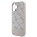 Guess GUHCP16MG4GLPI iPhone 16 Plus 6.7" pink hardcase 4G Bottom Stripe