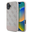 Guess GUHCP16MG4GLPI iPhone 16 Plus 6.7" pink hardcase 4G Bottom Stripe