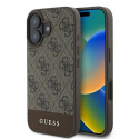 Guess GUHCP16MG4GLBR iPhone 16 Plus 6.7" brown/brown hardcase 4G Bottom Stripe