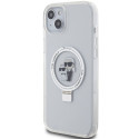 Karl Lagerfeld KLHMP15MHMRSKCH iPhone 15 Plus / 14 Plus 6.7" white/white hardcase Ring Stand Karl&Ch