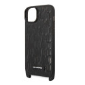 Karl Lagerfeld KLHCP14MSTMMK iPhone 14 Plus / 15 Plus 6.7" kõvakaan must Monogramm Plaque Logo Rihma