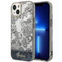 Guess GUHCP14SHGPLHG iPhone 14 / 15 / 13 6.1" gray/gray hardcase Porcelain Collection