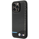 BMW BMHMP14L22NBCK iPhone 14 Pro 6.1" Case Black Carbon MagSafe