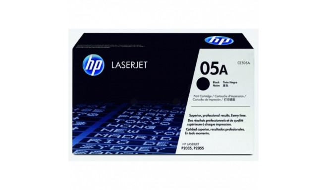 HP 05A laser toonerkassett, must