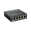 D-Link DGS-105 - Unmanaged - L2 - Gigabit Ethernet (10/100/1000) - Full duplex