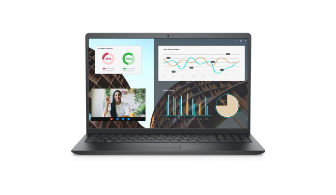 Dell Vostro 15 3530 süsinikmust 15,6" WVA FHD 1920 x 1080 pikslit peegeldusvastane Intel Core i7 i7-