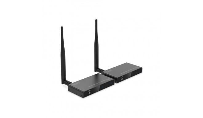 Digitus Wireless HDMI Extender/Splitter Set (100m, 1x4) | DS-55346 | Black