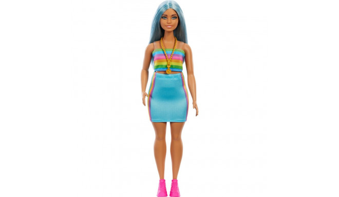 Mattel Fashionistas Barbie Doll Long Blue Hair (HRH16)